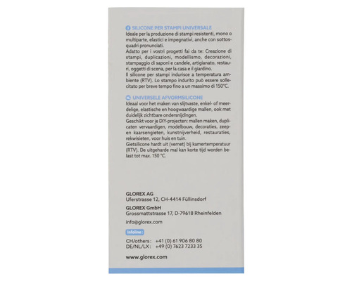 Informatie over Glorex Universele afvormsilicone