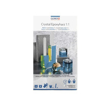 Glorex Crystal Epoxyhars 1:1 verpakking voor handwerk