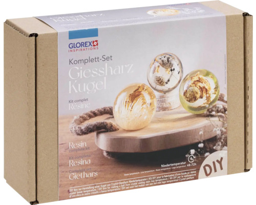 Glorex Giessharz Kugel complete set in verpakking