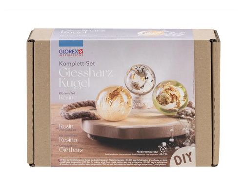 Glorex Giessharz Kugel complete set in doos