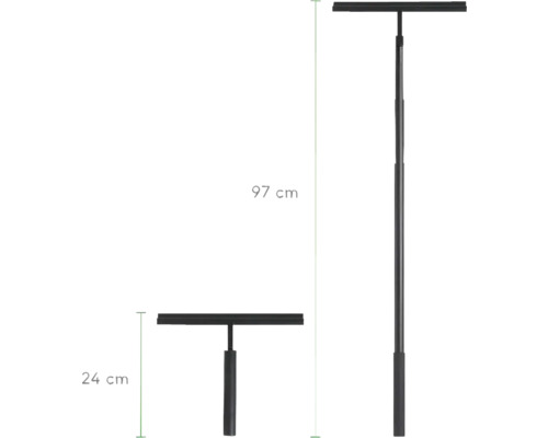 Douchewisser met een lengte van 97 cm en een breedte van 24 cm