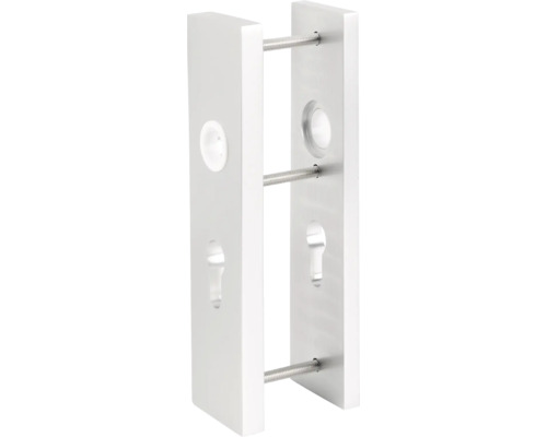 Deurbeslag met sleutelgat en knop