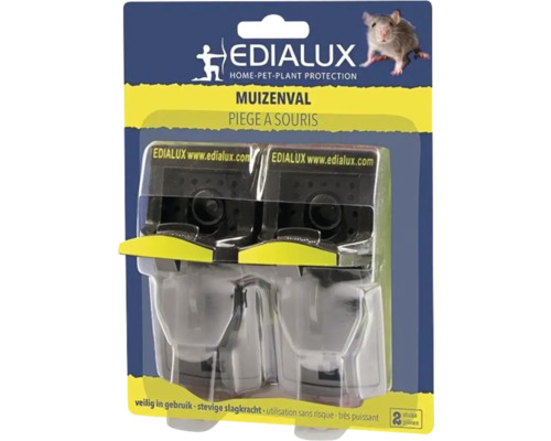 Edialux Muizenval, 2 stuks, voor ongediertebestrijding