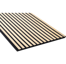 Akoestische plaat met houten latten voor wand- en plafondbekleding