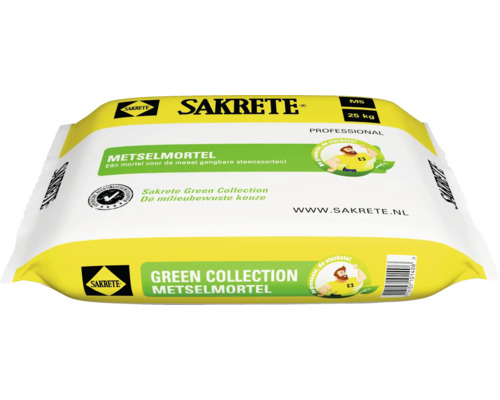 SAKRETE Green collection Metselmortel M5 25 KG Sakrete Green Collection metselmortel, zak van 25 kilogram