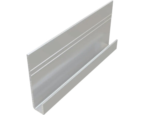 Aluminiumprofiel met groef