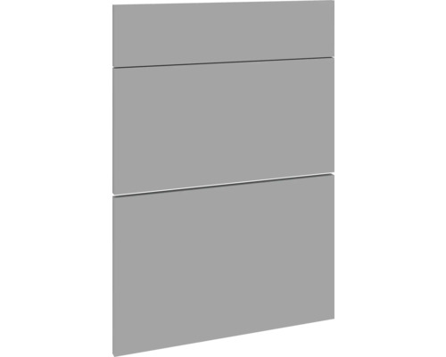 PICCANTE SMART Kastfront "AB" basalt grey voor onderkastelement "20 of 21" Keukenfront met drie lades