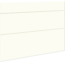 Witte houten panelen met horizontale lijnen