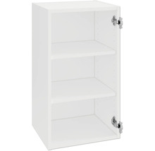 Witte hangende keukenkast met drie planken