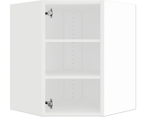 Witte hangkast met drie opbergvakken