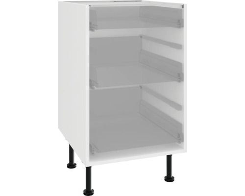 Keukenkast met zwarte plint