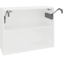 Witte hangkast met plank en fittingen