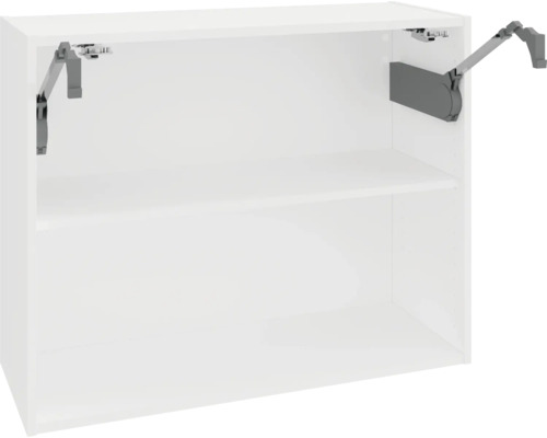 Witte hangkast met plank en fittingen