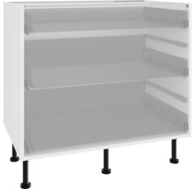 Keukenkast met drie laden en poten