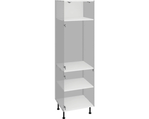 Keukenkast met legplanken en poten