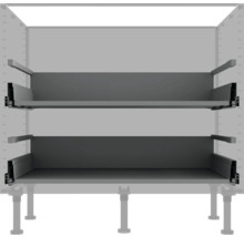 Grijze lade-inzet voor de keukenkast