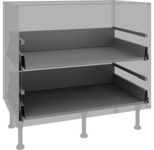 Onderkast met twee uittrekelementen