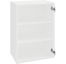 Open witte keukenkast met drie planken