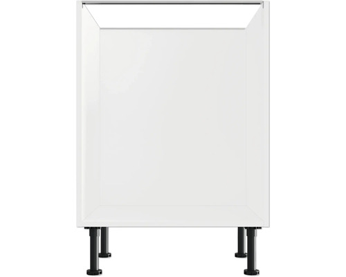 Onderkast voor keukenmeubilair met zwarte poten