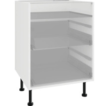 Onderkast met twee legplanken en poten