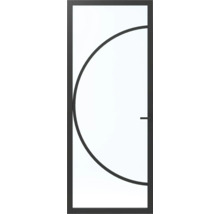 Schuifdeur met frame en gebogen designelement