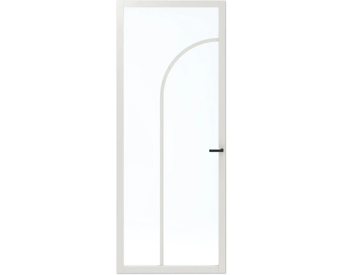 Douchewand met glas en deur