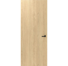 Houten deur met deurklink