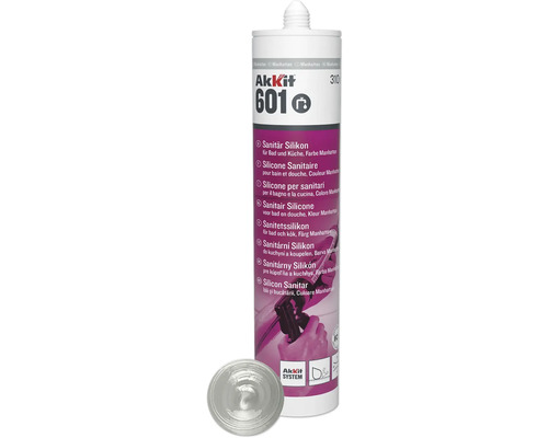 AKKIT 601 siliconenkit Manhattan 310 ml Akkit 601 Sanitair Silicone in Manhattan kleur voor bad en douche
