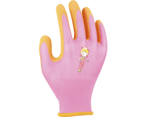 Tuinhandschoen met coating en meisjesmotief