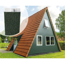 Vakantiehuis met gevelbekleding en ramen
