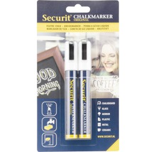 Securit krijtstift dubbele verpakking voor het schrijven op schoolborden, glas, spiegels, plastic, metaal en keramiek