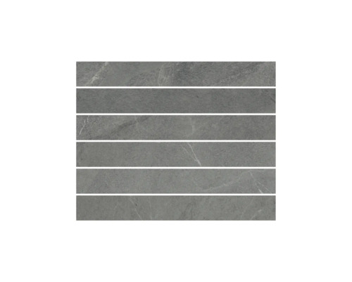 Grijze tegels van steengoed in langwerpig formaat