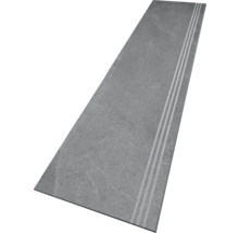 Trap trede van steen met drie groeven voor grip