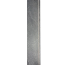 Tegel voor trappen van steengoed met drie sierlijnen