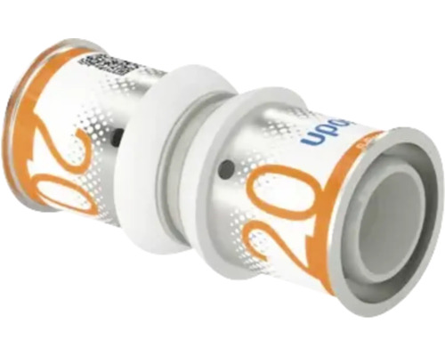 UPONOR S-Press PLUS Rechtkoppeling PPSU, 20 x 20 mm pers Upodn buisverbinder 20 millimeter