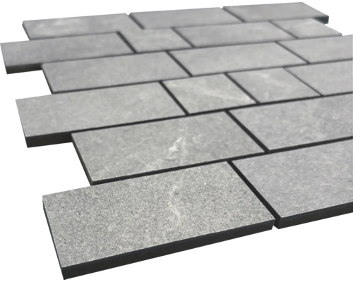 Steengoed mozaïektegels in dwarsformaat