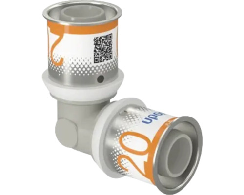 UPONOR S-Press PLUS Kniekoppeling 90°, 20 x 20 mm pers Persfitting hoekstuk