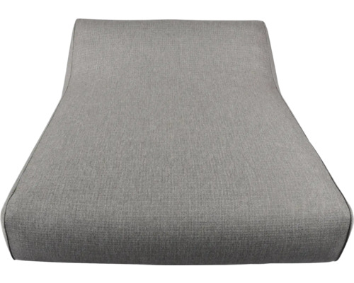 Grijze loungestoel van stof