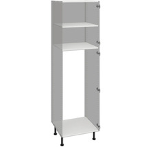 Keukenhoge kast met planken en poten