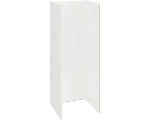 Witte badkamerkastromp voor zelfmontage