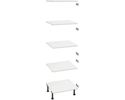 Meubelromp met planken en poten