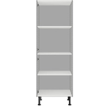 Open hoge kast met vier planken en poten