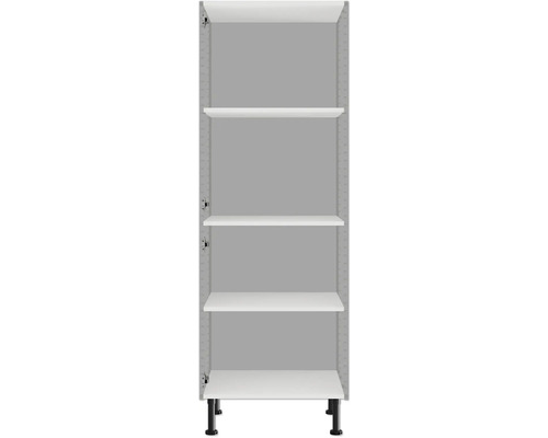 Open hoge kast met vier planken en poten