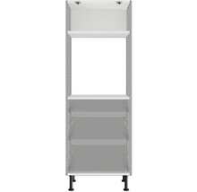 Keukenkast met planken en poten