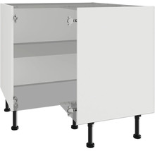 Onderkast met open deur en planken