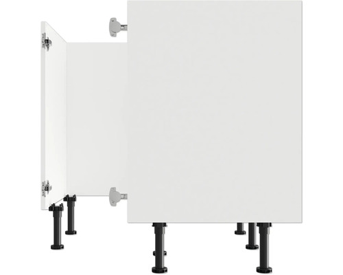 Keukenkast met deur en poten