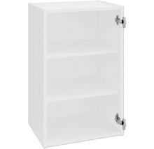 Open witte keuken hangkast met drie legplanken