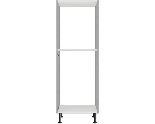 Keukenonderkastframe met een legplank en in hoogte verstelbare poten