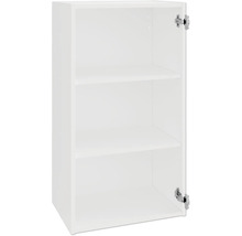 Open witte keuken hangkast met legplanken