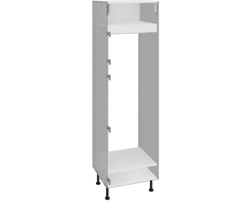 Keukenkast met planken en poten